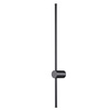 Lampa ścienna SPARO 100 cm - prosty, długi LED, metal, czarny