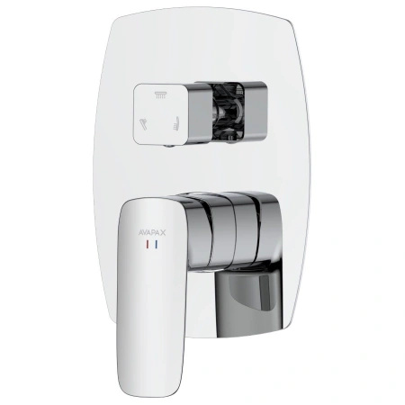 Bateria prysznicowo wannowa podtynkowa trzyfunkcyjna