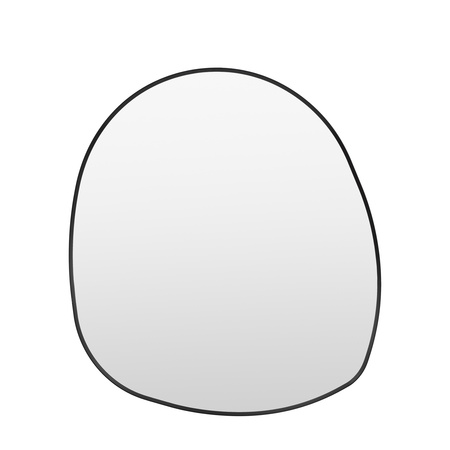 Holworth Pebble Mirror Black 890x840mm