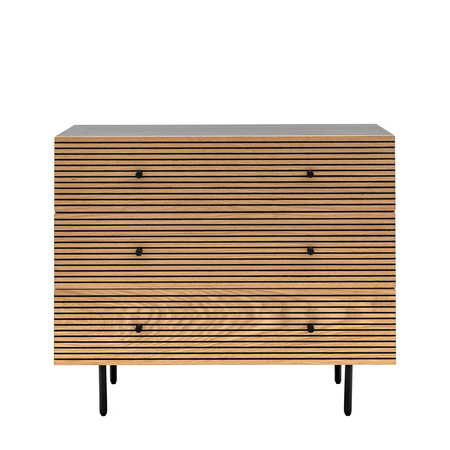 Hyland 3 Drawer Chest 900x400x750mm