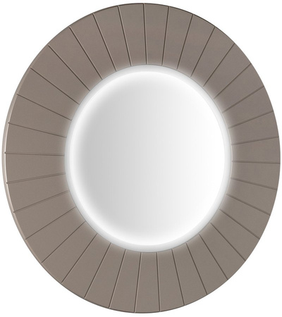 LUMIRO STRIP okrągłe lustro z oświetleniem LED w ramie średnica 90cm, agila