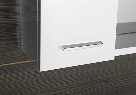 ZOJA szafka wisząca do lustra, 20x70x14cm, biała