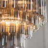 Toulouse 12 Pendant Light Smokey Grey Lustre glass