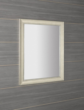 CORONA lustro w drewnianej ramie 72,8x92,8cm, szampan