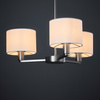 Daley 3 Pendant Matt Nickel 385-655mm