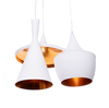 POTRÓJNA LAMPA WISZĄCA LOFT BIAŁA FOGGI W3