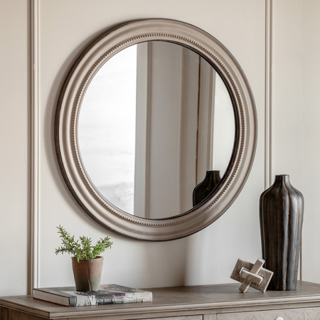 Shoreline Round Mirror Grey 800x30x800mm