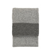 Knitted Parting Throw Grey 1300x1700mm