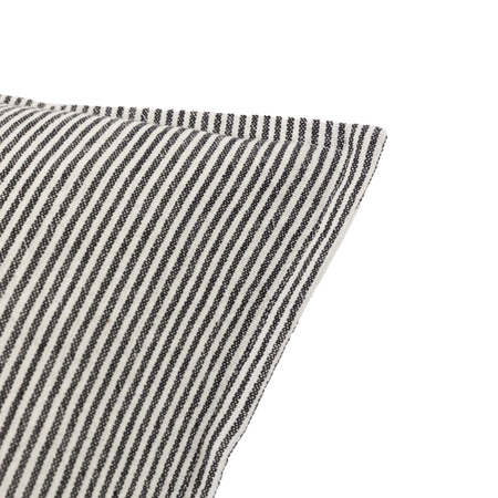 Windsor Woven Stripe Cushion Ink Blue 450x450mm