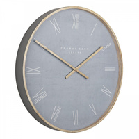 Nordic Wall Clock Cement 21in