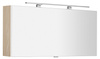 CLOE szafka z lustrem z oświetleniem LED, 120x50x18cm, wiąz Bardini