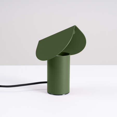Lampa biurkowa BISCUIT zielona oliwka LED 3000K
