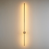 Lampa ścienna SPARO LED – oprawa liniowa złoty połysk, 120 cm