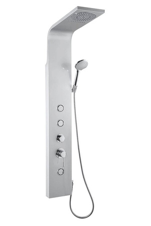 TUSA panel prysznicowy 200x1400mm, srebrny