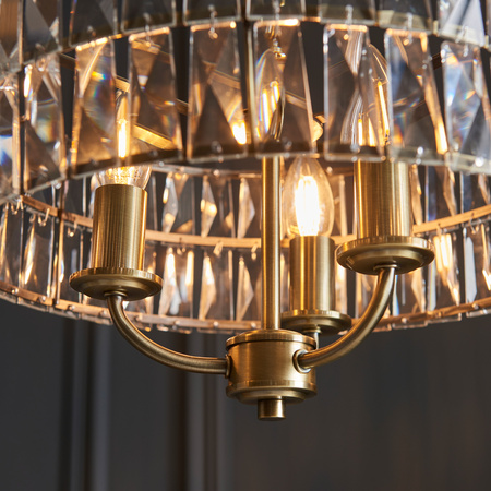 Clifton 3 Pendant Light Antique Brass