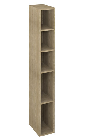 ESPACE słupek wysoki, otwarty z półkami, 20x172x32cm, wiąz Bardini