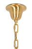 MOOSEE lampa wisząca TIFFANY 135 biała mosiądz / naturalne pióra