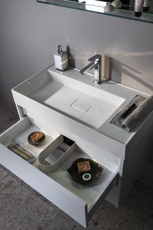 NIRONA szafka umywalkowa 82x51,5x43cm, biały