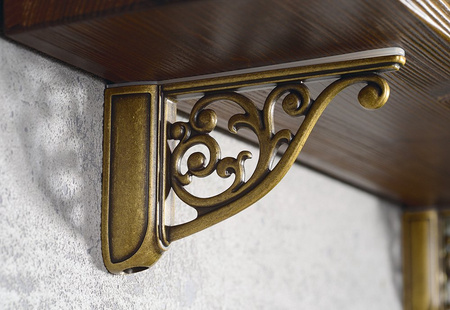 RETRO uchwyt półki 8-40mm, stary brąz