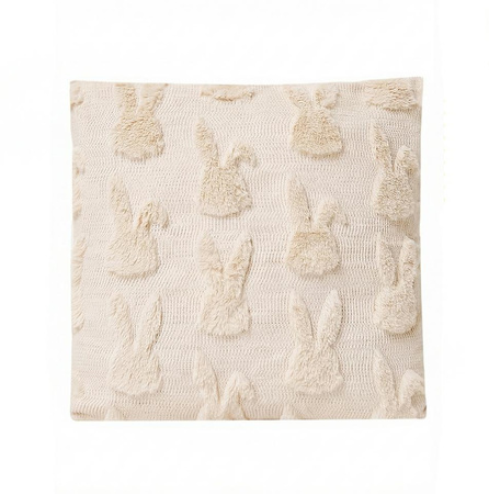 Poduszka dekoracyjna SHP BUNNIES 45x45    beżowa