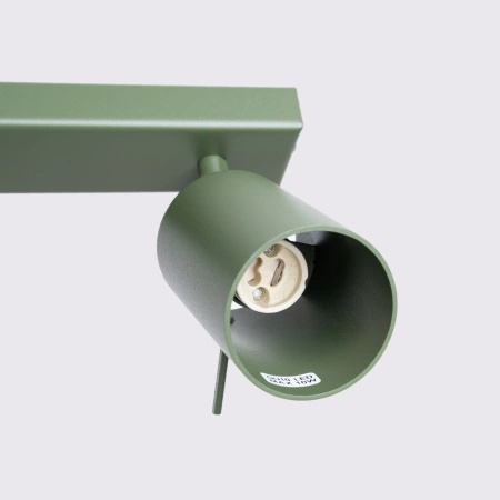 Plafon RING 6L zielony oliwkowy