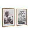 Obraz w ramie „Colonial Sketches” – wielokolorowy, 47 × 1,5 × 61 cm, zestaw 2 szt.