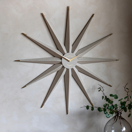 North Star Wall Clock Light Grey 80cm
