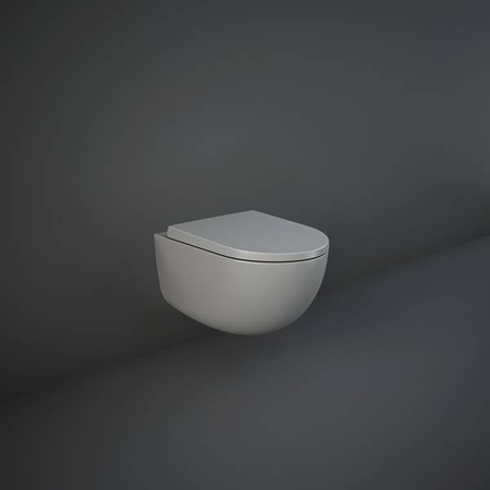 Zestaw DES Miska z Deską WC podwiesz. Rimless 52cm Szary Mat