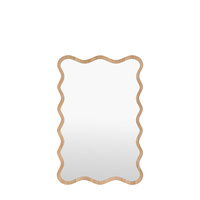 Wiggle Mirror Oak 600x30x900mm