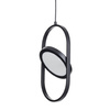 Lampa wisząca ELIPSE MINI, 32 cm - LED, czarna nowoczesna