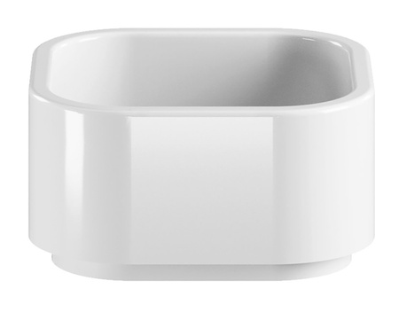 HAKO umywalka ceramiczna nablatowa, 30x30 cm, biały