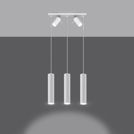 Lampa wisząca RING 3 biały