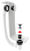 Zestaw odpływowy, klik-klak, długość 1200mm, korek 72mm, złoty mat