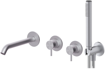 Zestaw wannowy podtynkowy-Paffoni/kolekcja Inox Tech