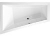 TRIANGL L SLIM wanna asymetryczna 180x120x50cm, biała