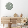 Arabic Wall Clock Seagrass 20in