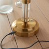 Morton Rechargeable Table Lamp Brushed Aged Brass
