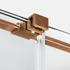 NZ4 Drzwi wnękowe SMART COPPER BRUSHED 2D U 160x200 szkło czyste 8mm Active Shield 2.0