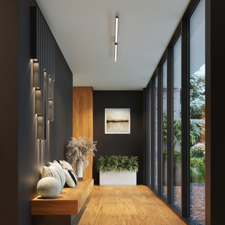 Kinkiet FREYA 90 zielony oliwkowy