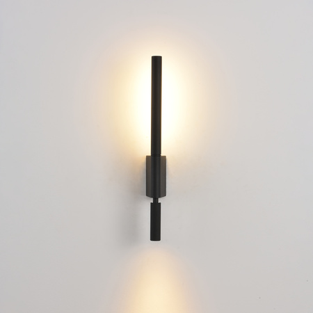 Lampa ścienna EXPLORE 43 cm -kinkiet LED do czytania, czarny
