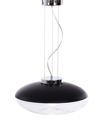 NOWOCZESNA LAMPA WISZĄCA CZARNA RAVEO D40