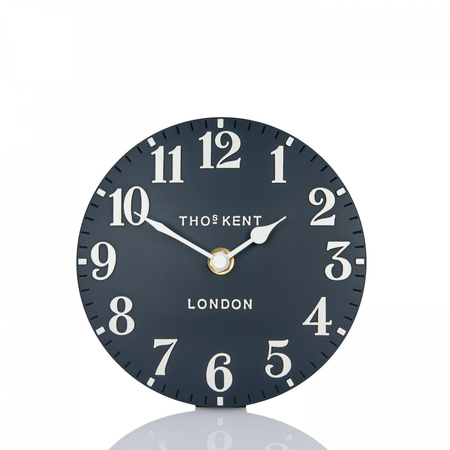 Arabic Mantel Clock Ink 6in