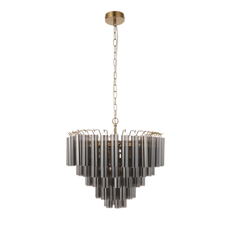 Toulouse 12 Pendant Light Smokey Grey Lustre glass