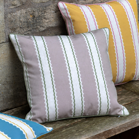 Calivana Cushion Olive / Natural 450x450mm
