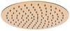 SLIM deszczownia, średnica 300mm, miedź mat