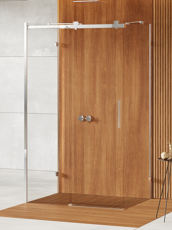 NZ4 Kabina prysznicowa SOFTI X 1D prostokątna przyścienna P 110x90x200 szkło czyste 8mm Active Shield 2.0