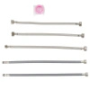 Bateria wannowa 4-otworowa, chrom
