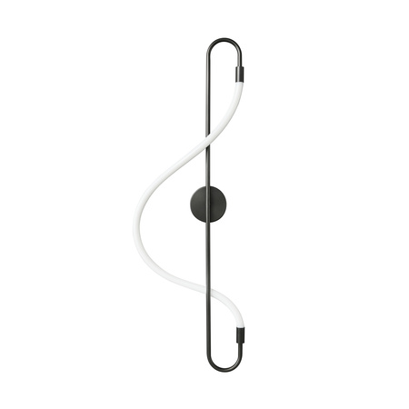 Lampa ścienna ESSA 90 cm - kinkiet LED, czarny