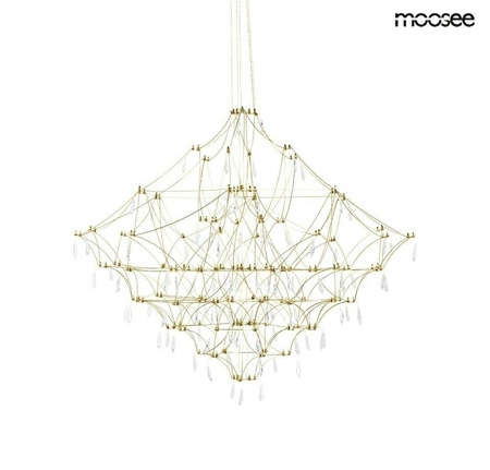 MOOSEE lampa wisząca CONSTELATION 77      GOLD - LED, stal szczotkowana