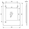 SENFINECO LED lustro 3D efekt 65x79cm